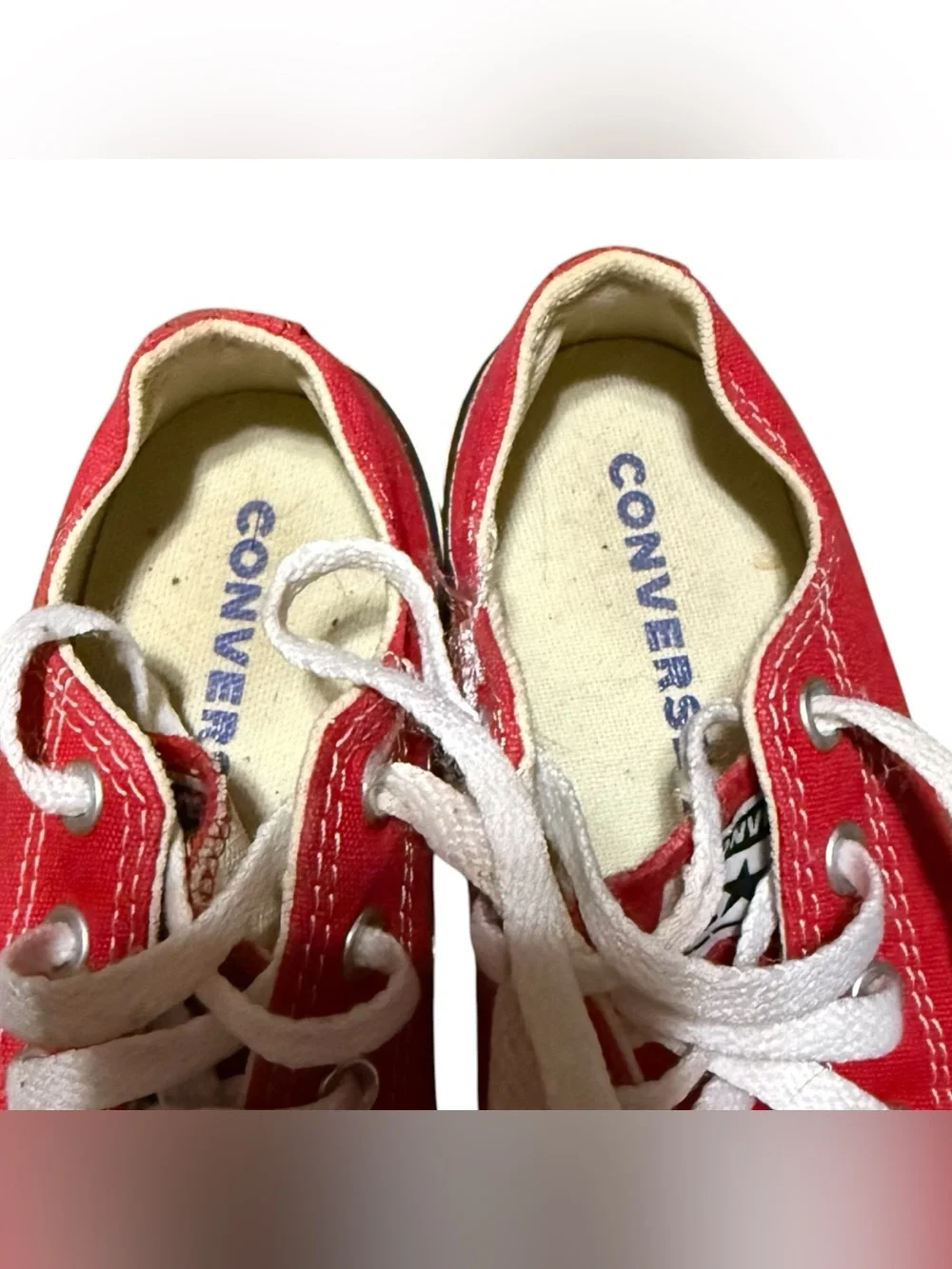 Converse Chuck Taylor All Star Low Top Kids Red Sneakers Size 13 Youth